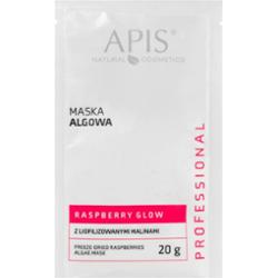 Apis Natural Cosmetics Raspberry Glow rozjaśniająca maseczka do twarzy 20 g