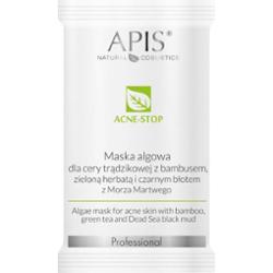 Apis Natural Cosmetics Acne-Stop Professional maseczka oczyszczająca i zmiękczająca do skóry tłustej ze skłonnością do trądziku 20 g