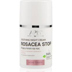 Apis Natural Cosmetics Rosacea-Stop kojący krem na noc do skóry wrażliwej ze skłonnością do przebarwień 50 ml