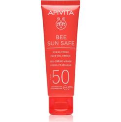 Apivita Bee Sun Safe Hydra Fresh Face Gel-Cream SPF50 nawilżający krem-żel SPF 50 50 ml