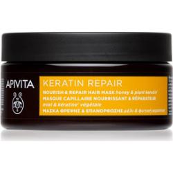 Apivita Keratin Repair Nourish Repair Hair Mask maseczka regenerująca do włosów zniszczonych z keratyną 200 ml