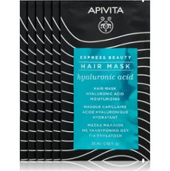 Apivita Express Beauty Hair Mask Hyaluronic Acid odżywcza maska do włosów z kwasem hialuronowym 20 ml