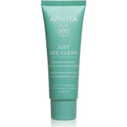 Apivita Just Bee Clear Blemish Control Moisturizer krem nawilżający do twarzy z niacynamidem 40 ml