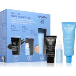 Apivita Aqua Beelicious Hydrating & Natural Coverage Routine Set zestaw do rozjaśnienia i nawilżenia