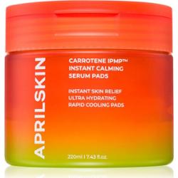 APRILSKIN Carrotene IPMP Instant Calming Serum Pads płatki oczyszczające o działaniu uspokajającym 80 szt.