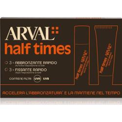 Arval Half Times Fast Tanning Bottle + Tube Set olejek ochronny przyspieszający opalanie