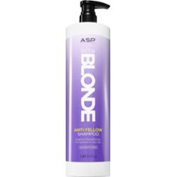 ASP System Blonde Anti-Yellow szampon rozświetlający do blond i siwych włosów 1000 ml