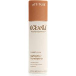 Attitude Oceanly Plastic Free Makeup rozświetlacz kremowy w sztyfcie odcień Sunset Glow 8.5 g