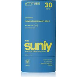 Attitude Sunly Kids Sunscreen Stick krem mineralny do opalania w sztyfcie dla dzieci SPF 30 60 g