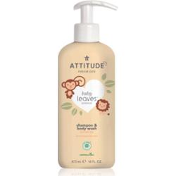 Attitude Baby Leaves Pear Nectar żel pod prysznic i szampon 2w1 dla dzieci 473 ml
