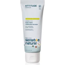 Attitude Sensitive Natural Baby Oatmeal kojący krem nawilżający do skóry wrażliwej dla dzieci 200 ml