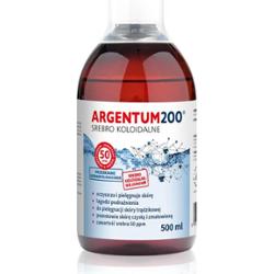 Aura Herbals Argentum 200 Srebro Koloidalne 50 ppm oczyszczający tonik ze srebrem koloidalnym 500 ml