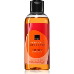 Avon Perfect Nonsense Peppery Peaches perfumowany żel pod prysznic dla kobiet 150 ml