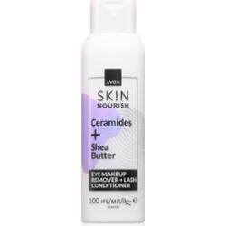 Avon Sk!n Ceranudes + Shea Butter preparat do demakijażu oczu 2 w 1 100 ml