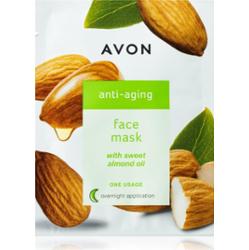 Avon Face Mask Anti-Aging odmładzająca maseczka do twarzy z olejkiem migdałowym 30+ 8 ml