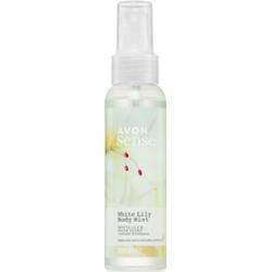 Avon Senses White Lily & Musk odświeżający spray do ciała 100 ml