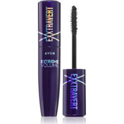 Avon Exxtravert Extreme Volume tusz zapewniający maksymalną objętość rzęs odcień Blackest Black 9,5 ml