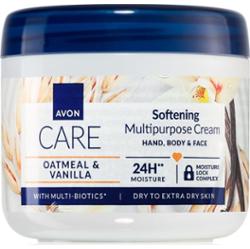 Avon Care Oatmeal & Vanilla krem wielofunkcyjny do twarzy, rąk i ciała 400 ml