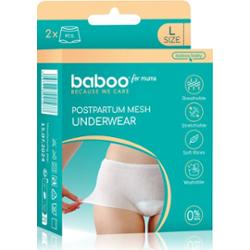 Baboo Postpartum Mesh Pants majtki poporodowe rozmiar L rozmiar L 2 szt.