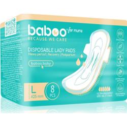 Baboo Postpartum Maternity Pads wkładki poporodowe produkt jednorazowy rozmiar L rozmiar L 8 szt.