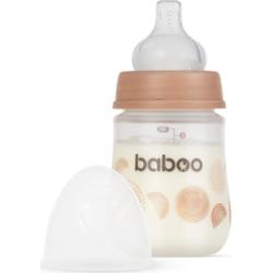 Baboo Anti-colic Feeding Bottle butelka antykolkowa dla dzieci od urodzenia Au Naturale, 0 m+ 180 ml