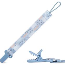 Baboo Textile Soother Holder zawieszka do smoczka Blue Haze 1 szt.