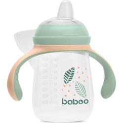 Baboo Cup with Silicone Spout kubek z uchwytami Peachy Keen 6m+ 260 ml