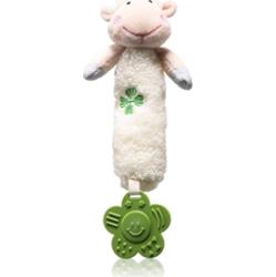 BabyOno Squeaky Toy Sweet Lambie zabawka piszcząca z gryzakiem 1 szt.