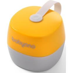 BabyOno Dummy Case pojemnik na smoczek 0m+ Yellow 1 szt.