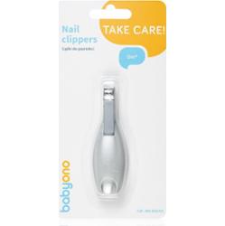 BabyOno Take Care cążki do paznokci dla dzieci Grey 1 szt.
