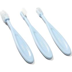 BabyOno Toothbrush szczoteczka do zębów dla dzieci Blue 3 szt.