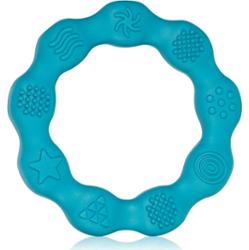 BabyOno Be Active Silicone Teether Ring gryzak Blue 1 szt.