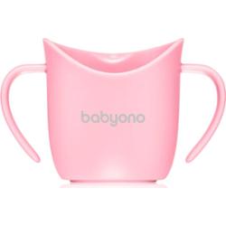 BabyOno Be Active Ergonomic Training Cup kubek treningowy z uchwytami Pink 6 m+ 120 ml