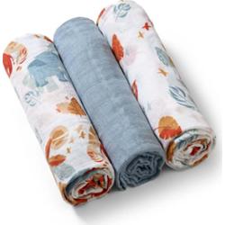 BabyOno Take Care Muslin Diapers pieluchy wielorazowe Blue 3 szt.