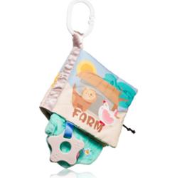 BabyOno Have Fun Sensory Book książeczka kontrastowa edukacyjna z gryzakiem Farm 1 szt.