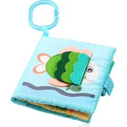 BabyOno Reversible Sensory Cloth Book 0m+ książeczka kontrastowa edukacyjna Sea world 1 szt.