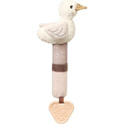BabyOno Goose Zoe 3m+ zabawka piszcząca z gryzakiem 1 szt.