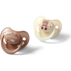 BabyOno Take Care Anatomical Silicone Soothers smoczek Night & Day 0-6m 2 szt.