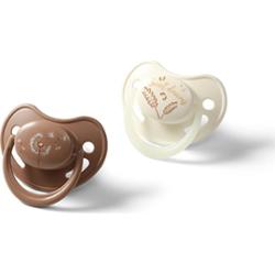 BabyOno Take Care Anatomical Silicone Soothers smoczek Day & Night 18m+ 2 szt.