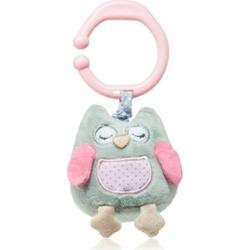 BabyOno Have Fun Musical Toy for Children wisząca zabawka kontrastowa z melodią Owl Sofia Pink 1 szt.