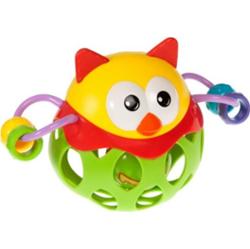 Bam-Bam Rattle zabawka edukacyjna z grzechotką 6m+ Owl 1 szt.