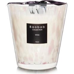 Baobab Collection Pearls White świeczka zapachowa 16 cm