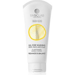 BasicLab Dermocosmetics Masculis żel pod prysznic do twarzy, ciała i włosów 100 ml