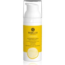 BASICLAB - Antyoksydacyjny krem z witaminą c, 4% kompleksu peptydu, 1% adenozyny, lekka konsystencja, 50ml