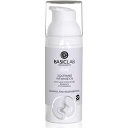 BasicLab KOJĄCY OLEJEK INTYMNY Z 5% ESTRÓW Z OSTROPESTU PLAMISTEGO, BISABOLOLEM I FITOSTEROLAMI, ŁAGODZENIE I REGENERACJA 50ML Opieka intymna 50 ml