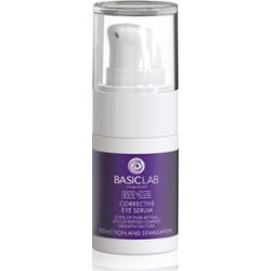 BASICLAB - Korygujące serum pod oczy z retinalem 0,03%, 20% kompleksem peptydów i czynnikami wzrostu, Redukcja i Stymulacja, 15ml