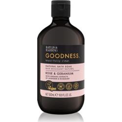 Baylis & Harding Goodness Rose & Geranium piana do kąpieli o zapachu kwiatów 500 ml