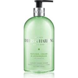 Baylis & Harding Vetiver, Cedar & Lemongrass Anti-Bacterial mydło w płynie do rąk 500 ml