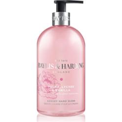 Baylis & Harding Peony, Lychee & Vanilla mydło w płynie do rąk o działaniu nawilżającym 500 ml