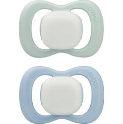 B.Box Glow 0-6m smoczek Sky/Sage 2 szt.